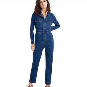 Madewell denim jumpsuit size 8